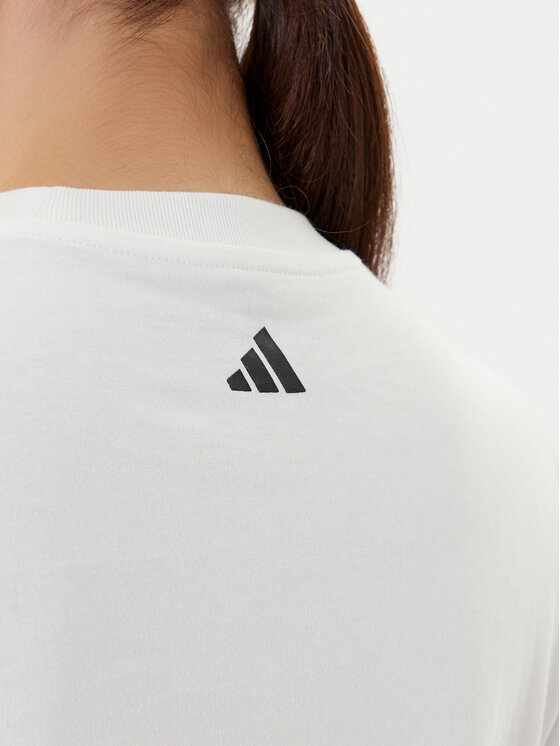 adidas adidas Majica Farmers Market Graphic JN2543 Bela Regular Fit