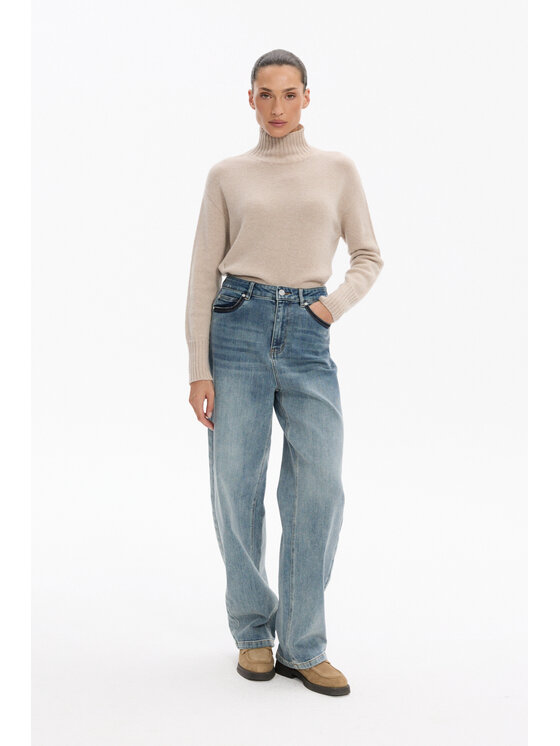 Deni Cler Milano Deni Cler Milano Jeansy T-DC-5276-F5-10-50-1 Niebieski Loose Leg
