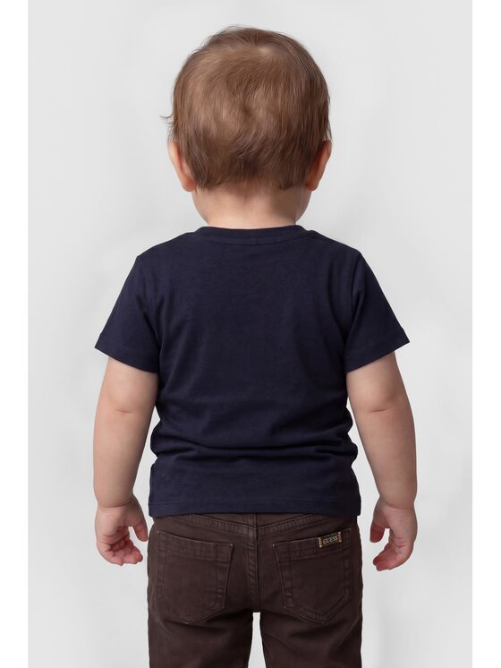 Guess Kids Guess Kids T-Shirt 183054 Niebieski Classic Fit