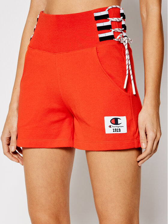 champion shorts womens red