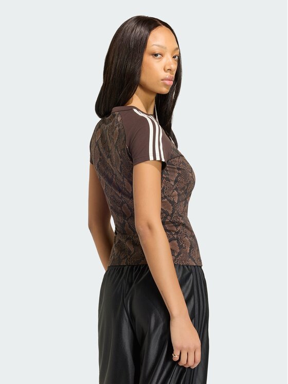 adidas adidas T-Shirt 168123 Kremowy Slim Fit