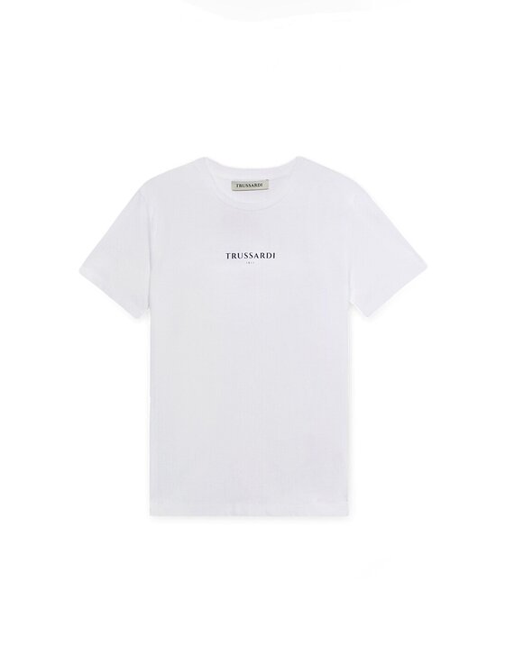 Trussardi Trussardi T-Shirt G0308000134N001 Biały Regular Fit