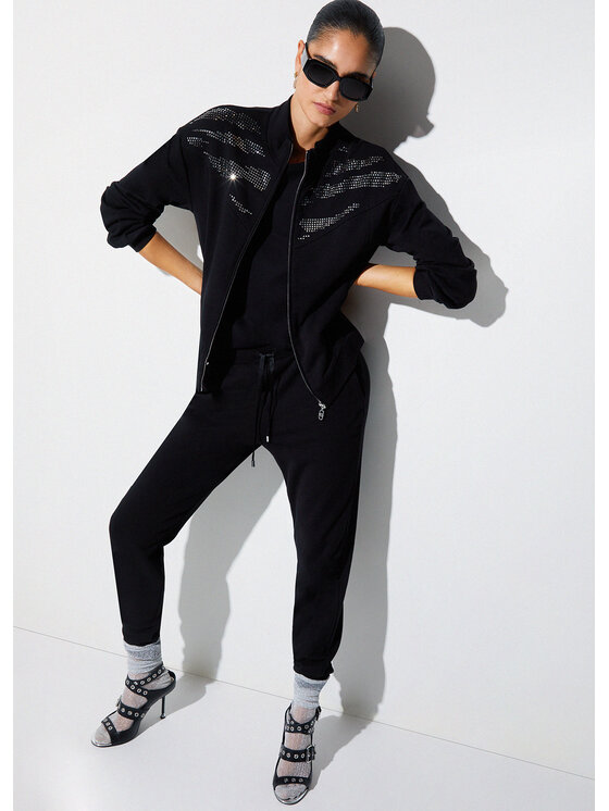 Liu Jo Liu Jo Spodnie materiałowe TA6031FS00222222 Czarny Regular Fit
