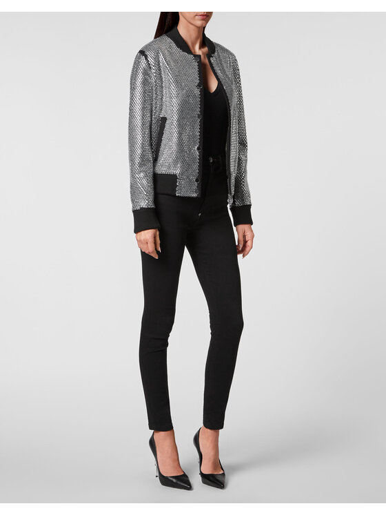 PHILIPP PLEIN PHILIPP PLEIN Bomber 5833 Nero