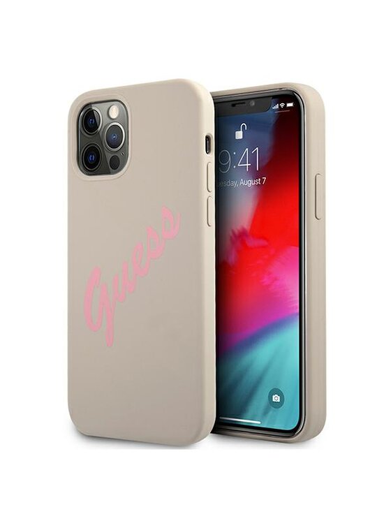 Etui na telefon Guess, Szare, iPhone 12/12 Pro