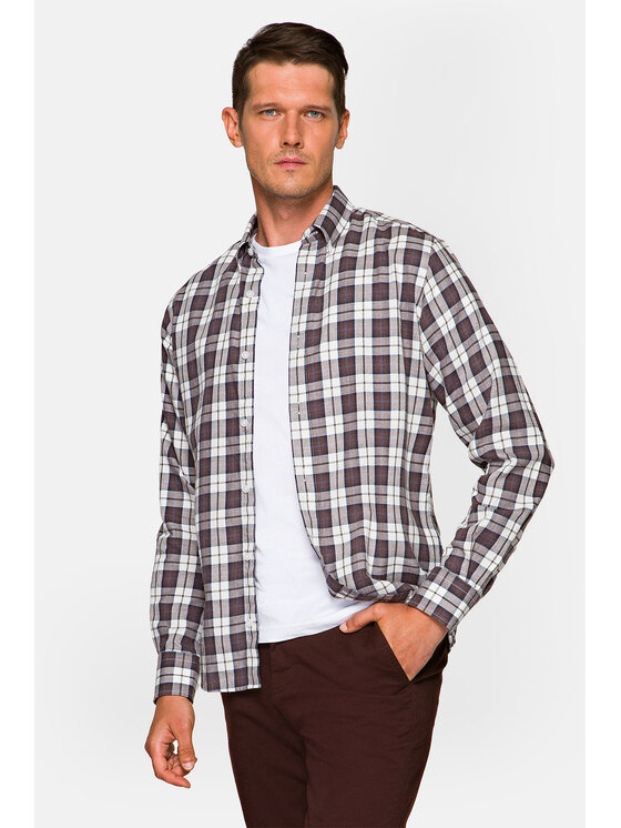 Lancerto Lancerto Koszula Jayden KO073221000005 Kolorowy Slim Fit