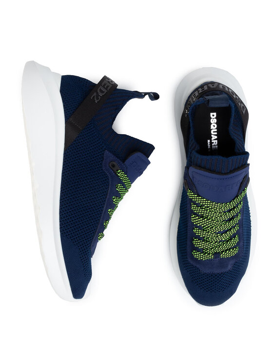 Dsquared2 Dsquared2 Tossud Lace-Up Low Top Sneakers SNM0074 50202581 M071 Tumesinine