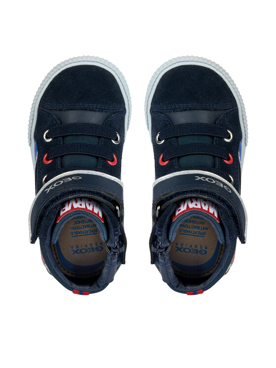 Geox Geox Sneakersy SPIDER-MAN B Kilwi Boy B36A7D 08554 C4226 S Granatowy