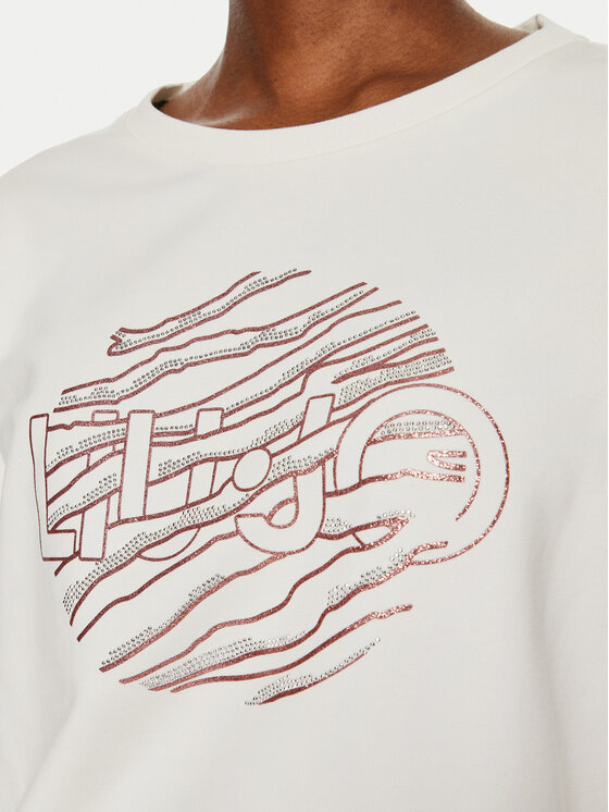 Liu Jo Sport Liu Jo Sport Μπλούζα TF4146 FS090 Λευκό Regular Fit