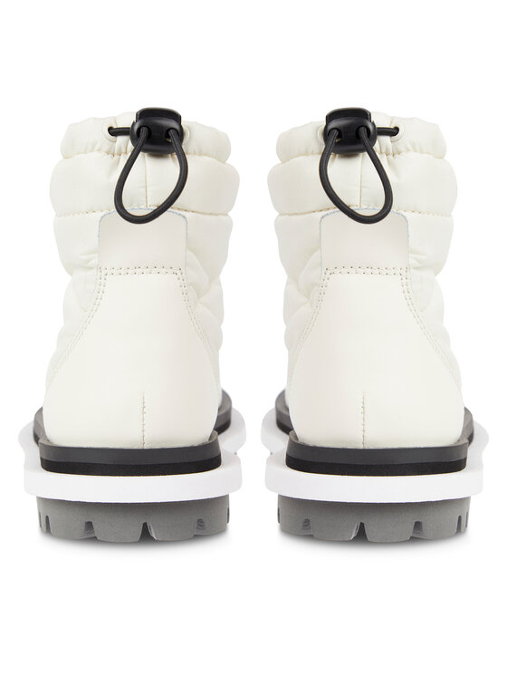 Tommy Jeans Tommy Jeans Botki Tjw Padded Flat Boot EN0EN02292 Biały