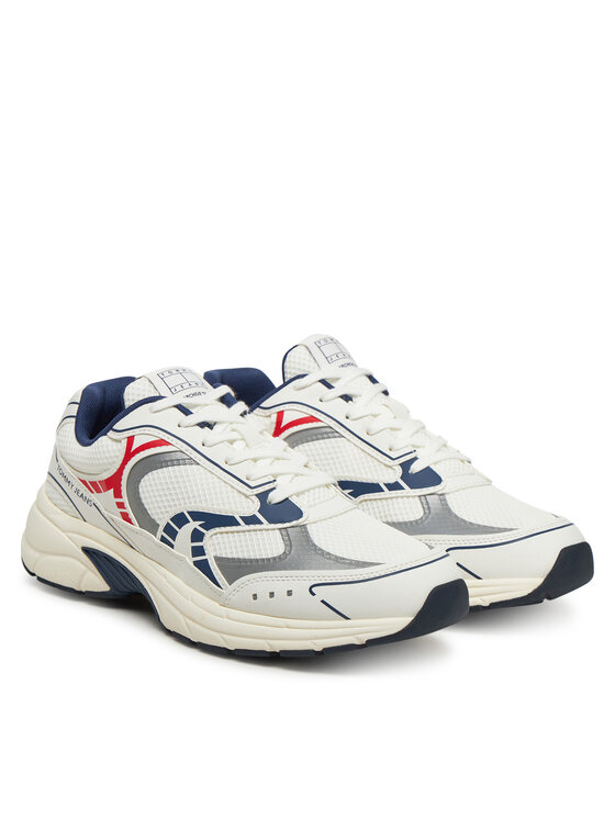 Tommy Jeans Tommy Jeans Sneakersy Archive'25 EM0EM01569 Biały
