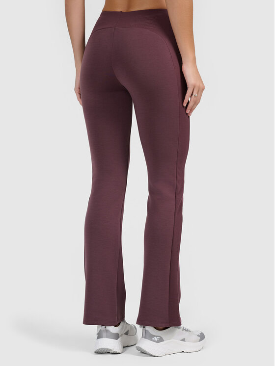 4F 4F Legginsy 4FWAW26TTIGF305-80S Brązowy ciemny Active Fit