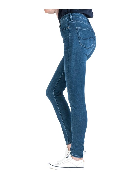 Lee Lee Jeansy L626LSJQ Niebieski Skinny Fit