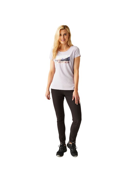 Regatta Regatta T-Shirt Breezed IV Fioletowy Short Fit