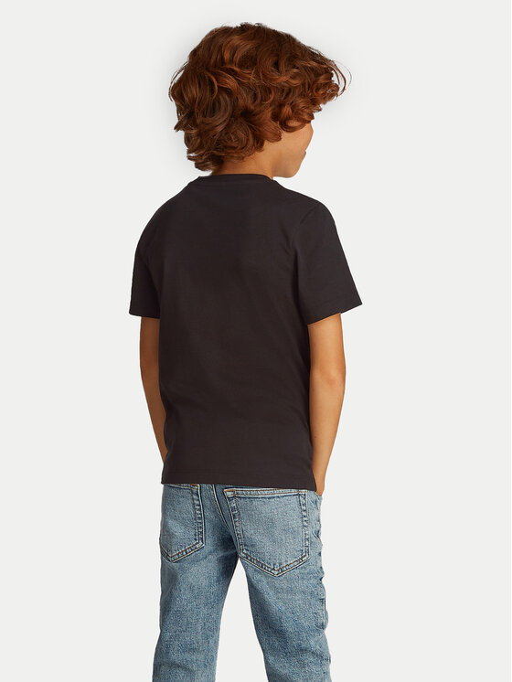 Calvin Klein Jeans Calvin Klein Jeans T-Shirt Good Level IB0IB02456 Czarny Regular Fit
