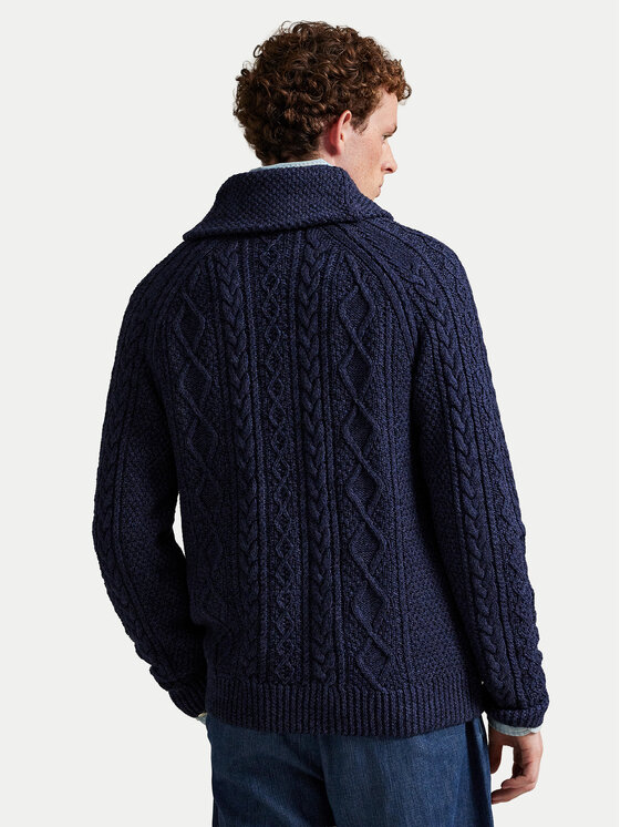 Polo Ralph Lauren Polo Ralph Lauren Pletena jopica 710P02704001 Mornarsko modra Regular Fit