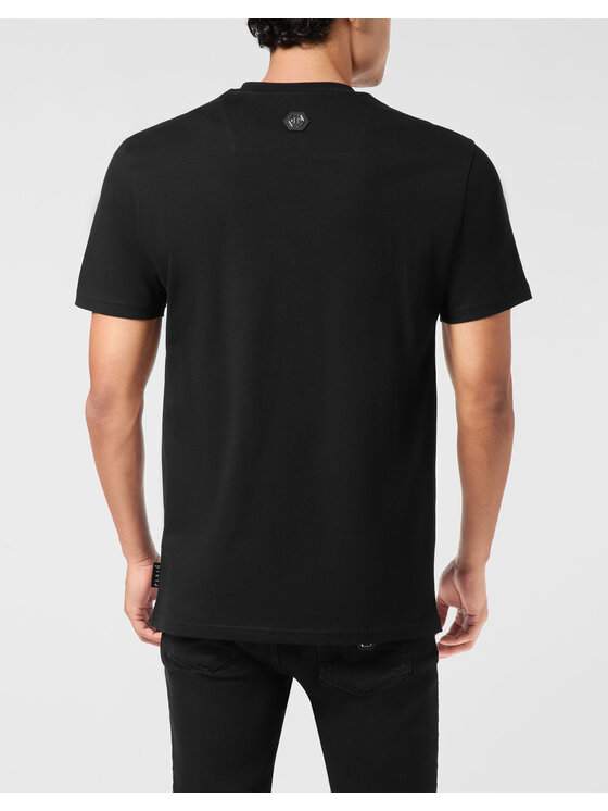 PHILIPP PLEIN PHILIPP PLEIN T-Shirt 26233 Czarny Regular Fit