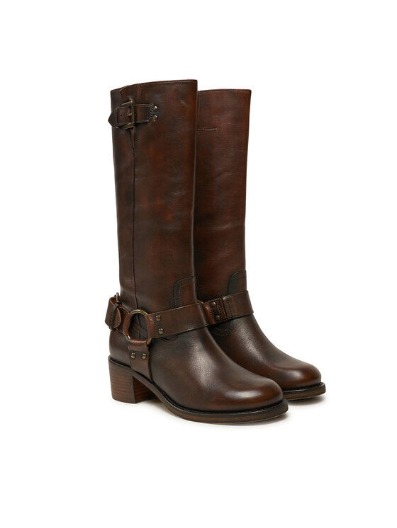 Bronx Bronx Zimski škornji High boots 14291-A Rjava