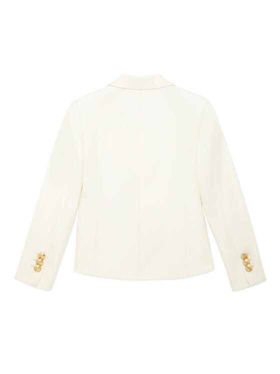 PHILIPP PLEIN PHILIPP PLEIN Marynarka 28249 Biały Basic Fit