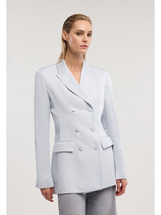 Trussardi Trussardi Marynarka Q006A000437N008 Turkusowy Regular Fit