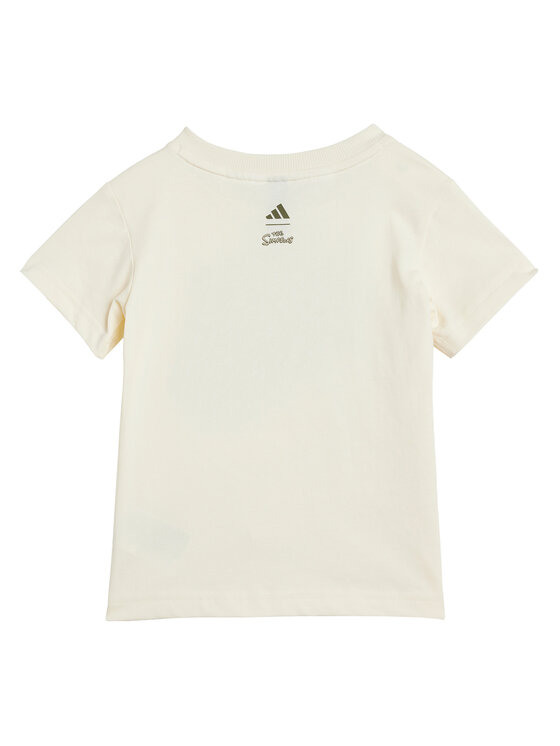 adidas adidas Komplet t-shirt i spodenki The Simpsons JL9174 Beżowy Regular Fit