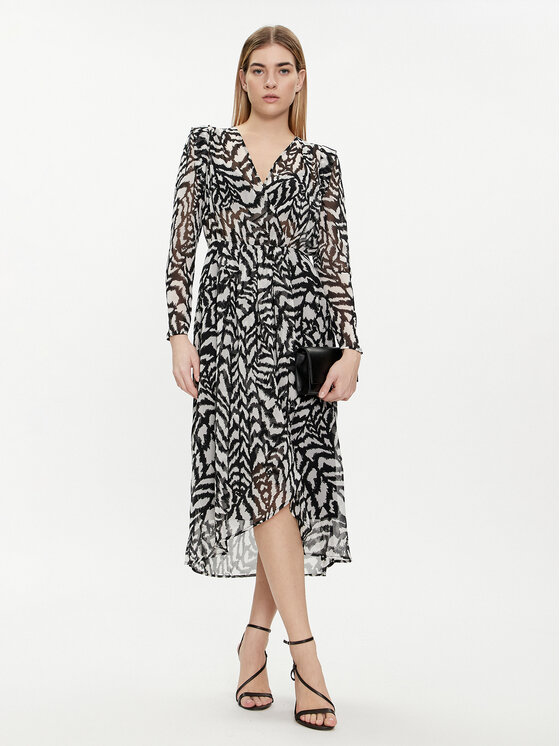 Morgan Morgan Rochie tip cămașă 241-RURRY.F Negru Regular Fit