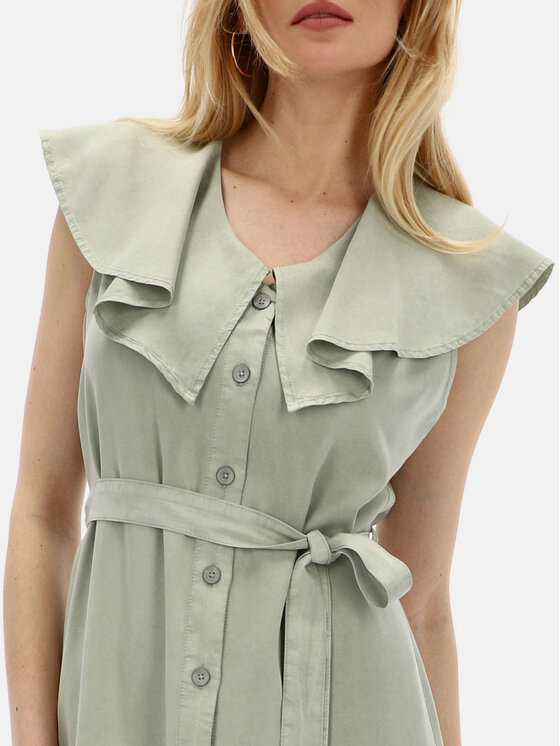 Red Button Red Button Sukienka codzienna 2850.MIRA.PISTACJA Zielony Regular Fit