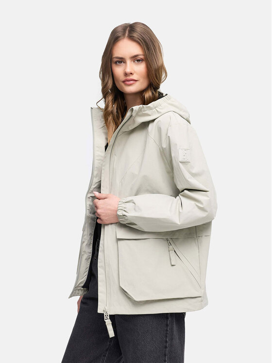 Navahoo Navahoo Kurtka przejściowa Donnerwetter Szary Regular Fit