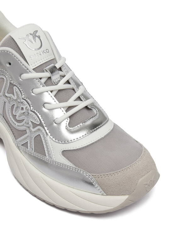PINKO PINKO Sneakersy Ariel 33 SS0135 P141 Srebrny