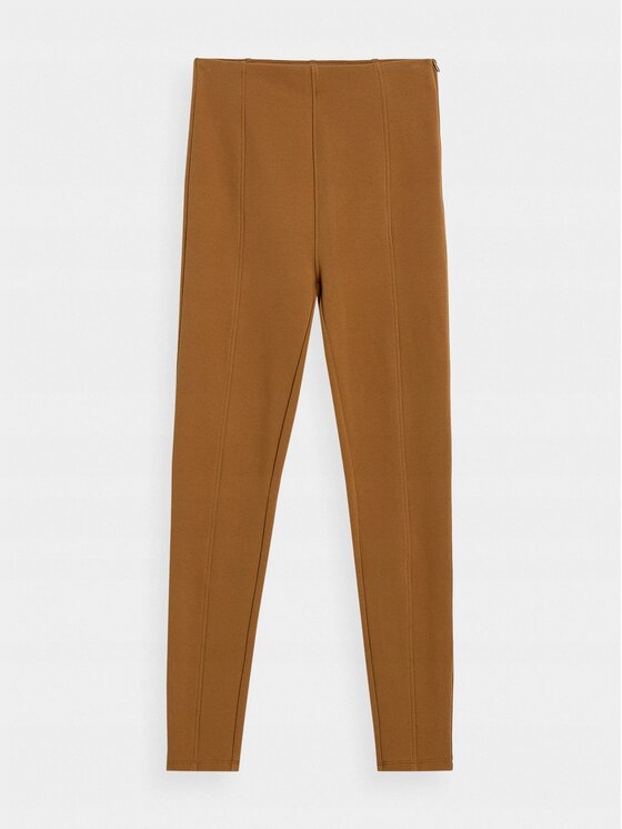 4F 4F Leggings 4FAW22TTROF260-81S Marrone Regular Fit