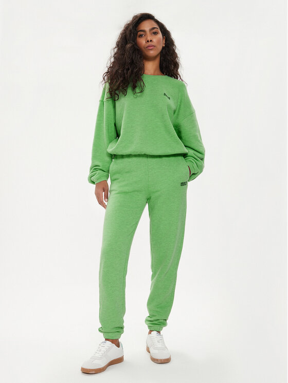 American Vintage American Vintage Majica dugih rukava Doven DOV03BE24 Zelena Regular Fit