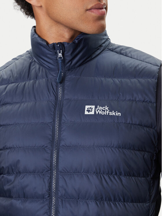 Jack Wolfskin Jack Wolfskin Prsluk Pilvi 1207711 Tamnoplava Regular Fit