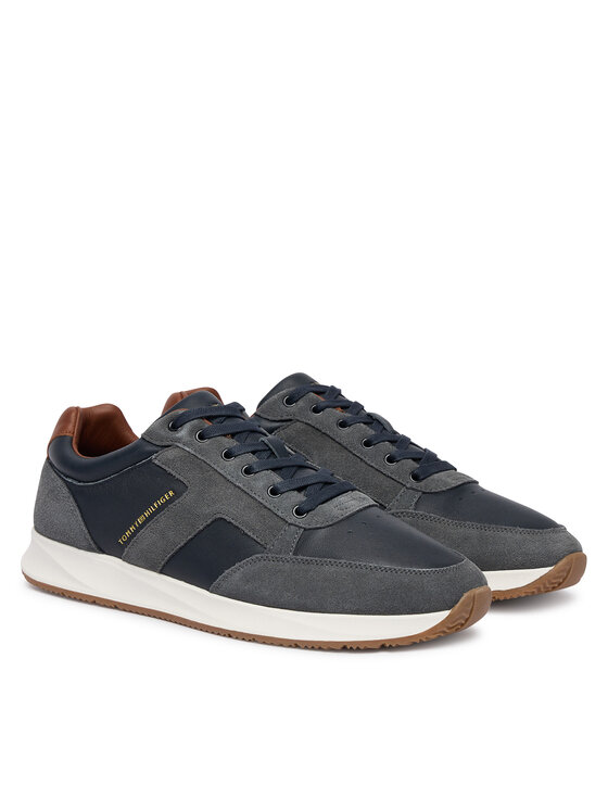 Tommy Hilfiger Tommy Hilfiger Sneakers Elevated Hilfiger Mix Runner FM0FM06084 Dunkelblau