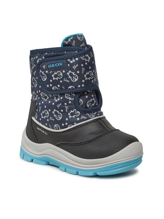 Geox Geox Čizme za snijeg B Flanfil Girl B Abx B263WG 0BCMN CF4N4 S Tamnoplava