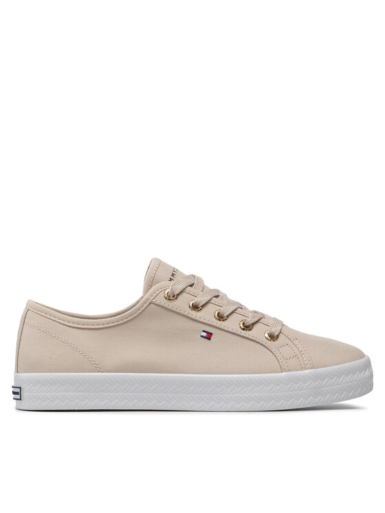 Tommy Hilfiger Tommy Hilfiger Kedai Essential Sneaker FW0FW06664 Smėlio