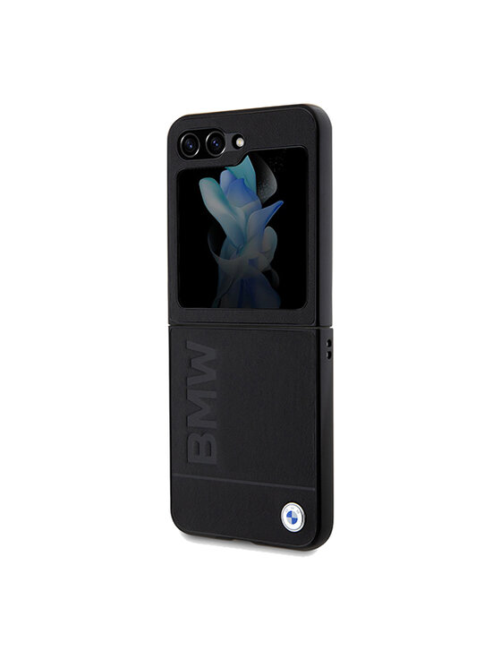 BMW Motorsport BMW Motorsport Etui na telefon Samsung Galaxy Z Flip5 F731 Czarny