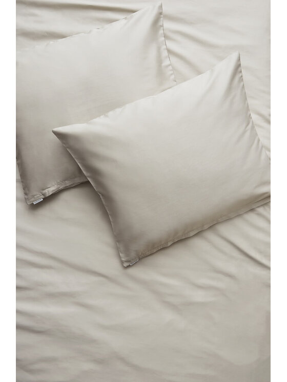 White pocket White pocket Komplet pościeli pościel gładka Beżowy