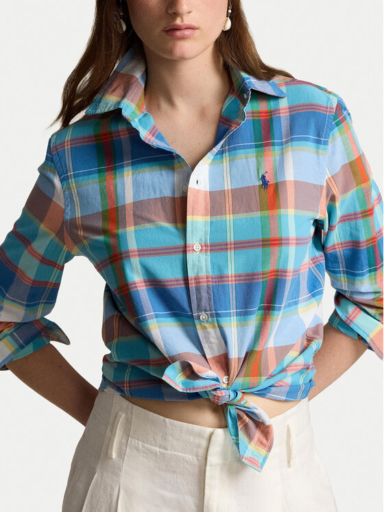 Polo Ralph Lauren Camicia 211935129004 Multicolore Regular Fit Modivo