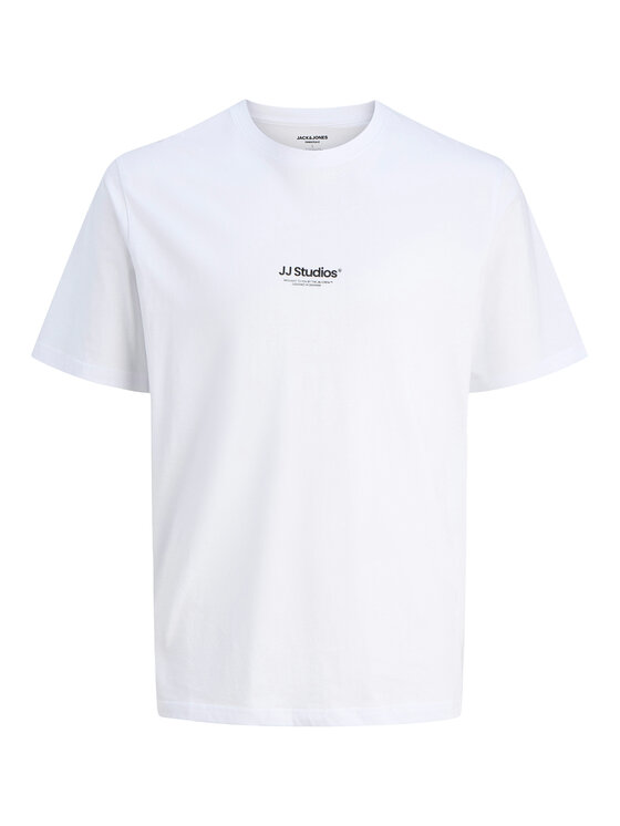 Jack&Jones Jack&Jones T-shirt Soho 12278787 Bijela Relaxed Fit