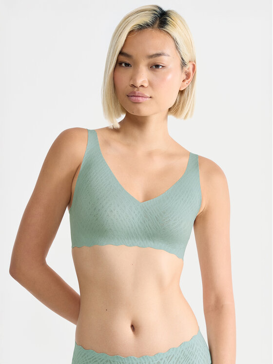 Sloggi Sloggi Sutien fără armătură Zero Feel Bliss 10219688 Verde