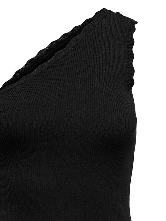 JDY JDY Топ Nanna 15351420 Чорний Slim Fit
