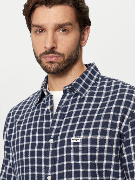 Lee Lee Koszula 112356771 Niebieski Regular Fit