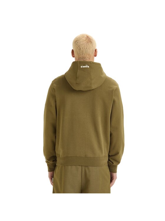Diadora Diadora Bluza HOODIE G.D. 1984 (226) Brązowy Regular Fit