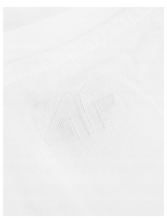 4F 4F T-Shirt TTSHM298 Biały Comfortable Fit