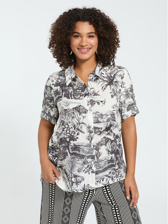 Fiorella Rubino Fiorella Rubino Camicia 5058T001464N0S1 Nero Slim Fit