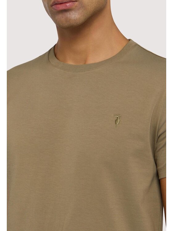 Trussardi Trussardi T-shirt G0228000042N035 Écru Regular Fit