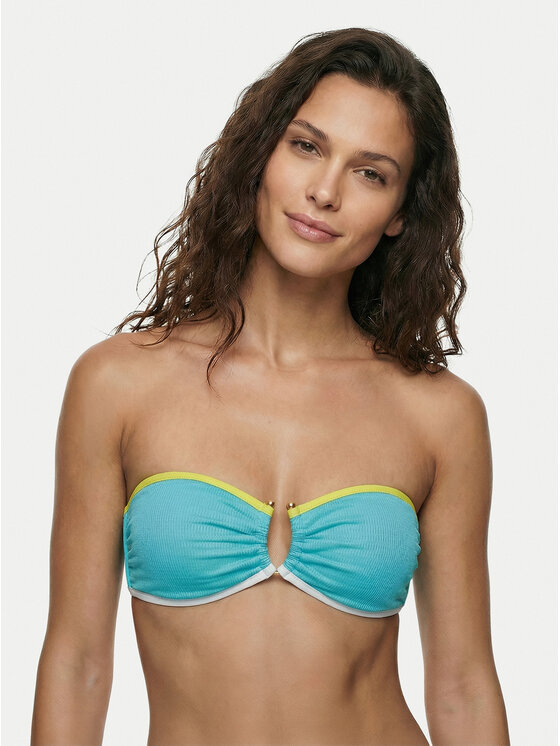 Seafolly Seafolly Vrchný diel bikín Beach Bound 31283-072 Tyrkysová