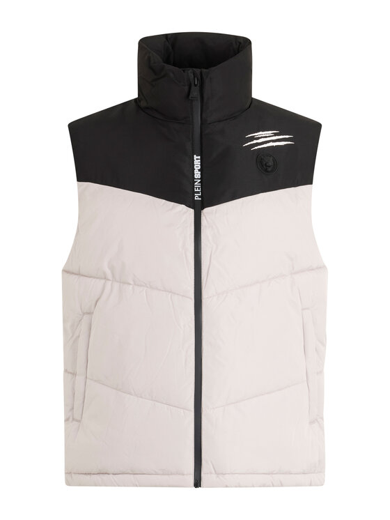 Plein Sport Plein Sport Kamizelka 24003 Beżowy Regular Fit