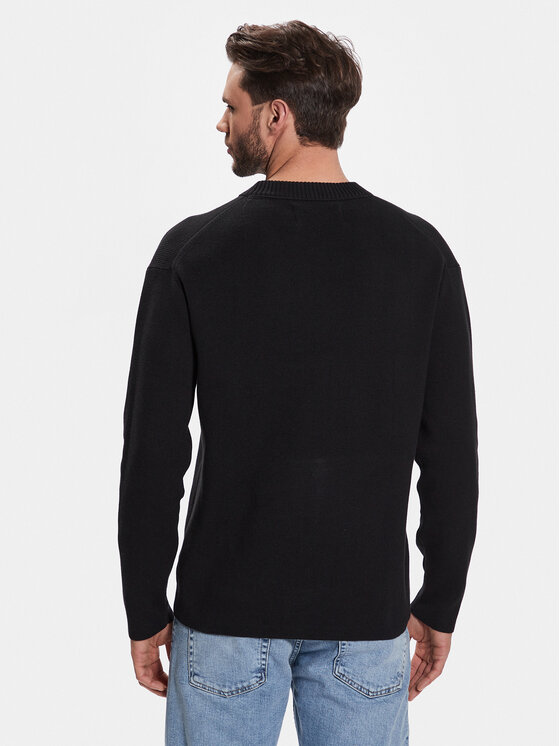 Calvin Klein Jeans Calvin Klein Jeans Πουλόβερ J30J322859 Μαύρο Regular Fit
