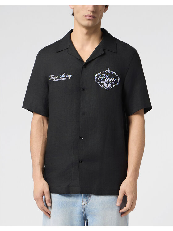 PHILIPP PLEIN PHILIPP PLEIN Koszula 30489 Czarny Regular Fit